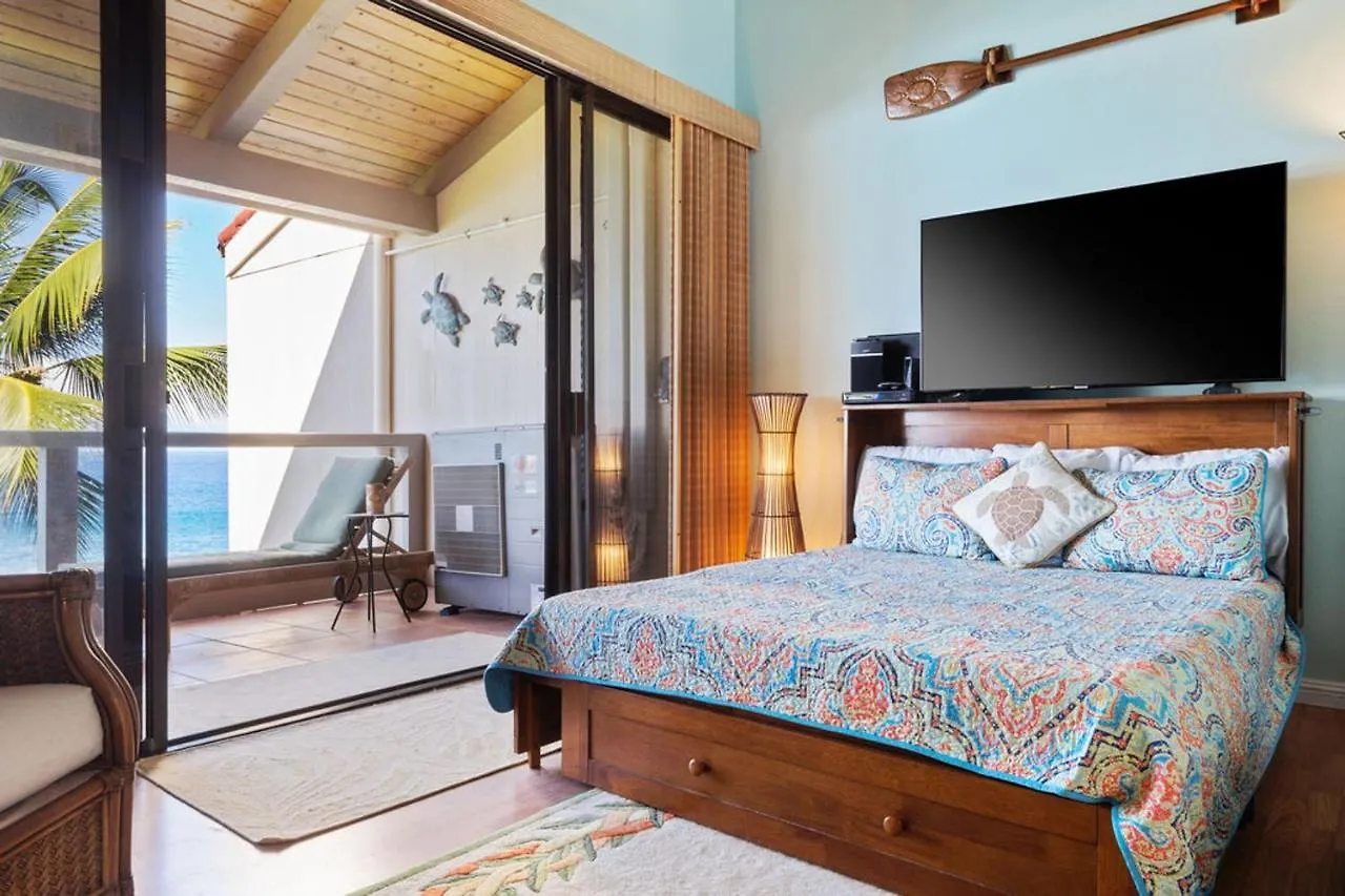Kona Surf & Racquet 1-305 By Casago Kona - Luxury Oceanfront & Fun Villa Kailua-Kona 0*,
