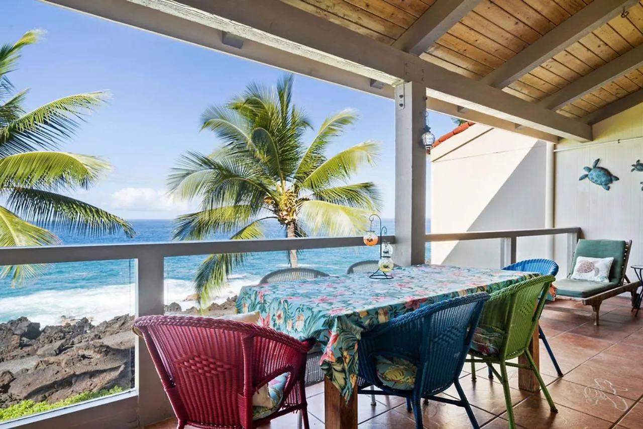 Semesterbostad Kona Surf & Racquet 1-305 By Casago Kona - Luxury Oceanfront & Fun Villa Kailua-Kona USA