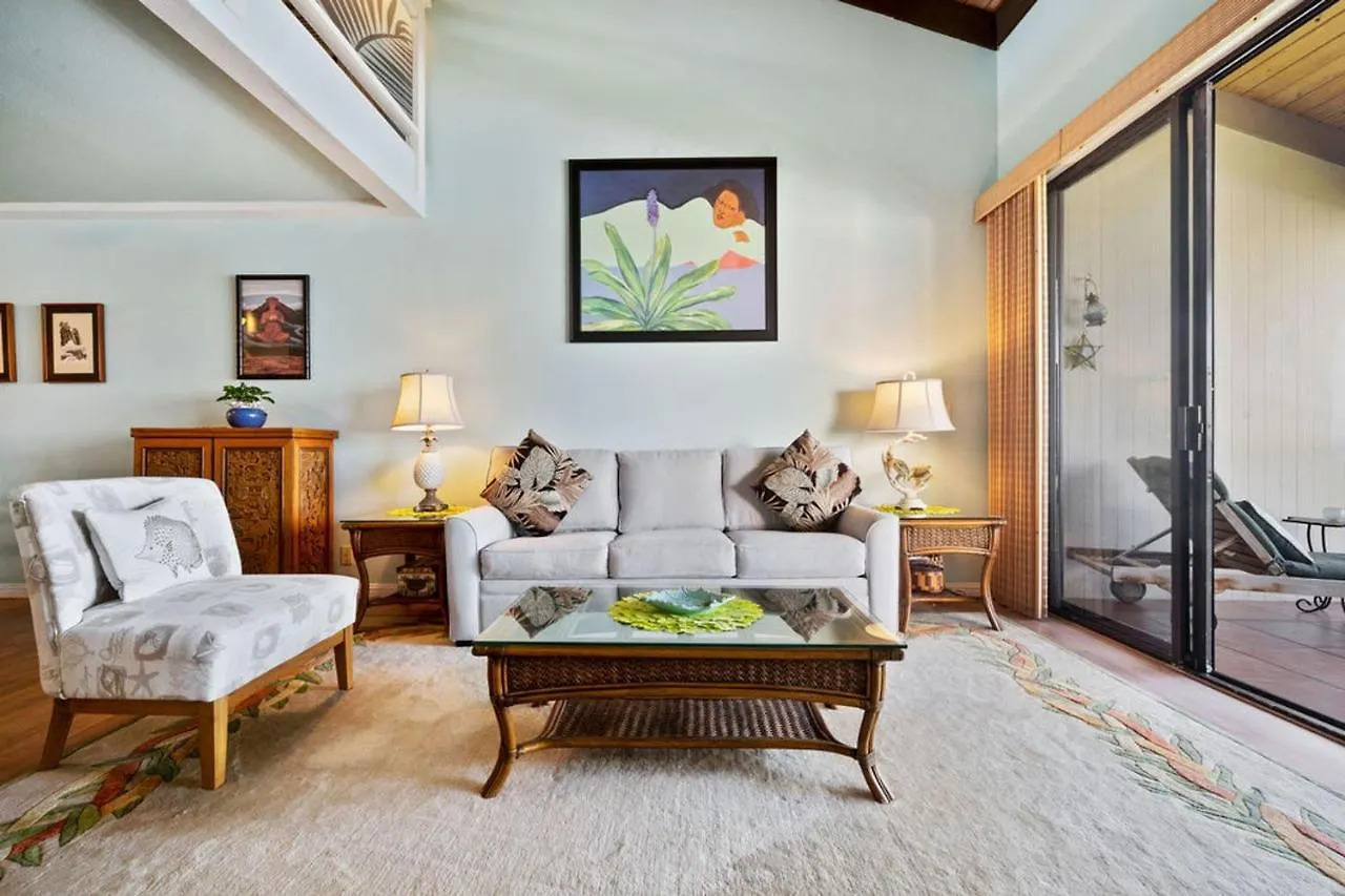 Kona Surf & Racquet 1-305 By Casago Kona - Luxury Oceanfront & Fun Villa Kailua-Kona Semesterbostad